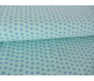 Jersey Sternchen hellmint mint türkis